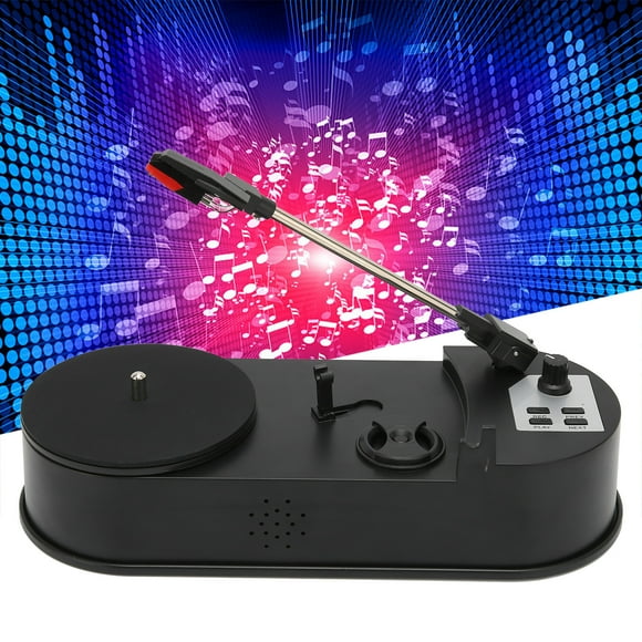 Convertidor de Plataforma de Giradera A mp3, USB 2.0 enchufe y reproduce mini vinilo giratriz de giratriz reproductor 33/45 formatos mp3 de wav prm para amantes de la música para