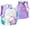 Purple, variant on WAYUTE Backpack for Kids Cartoon Patchwork Color Backpacks for Kindergarten Preschool Toddlers Lightweight Large Capacity Cute Bookbag Casual Outdoor Travel