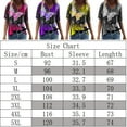thumbnail image 2 of Tunic Tops for Women Butterfly Print Summer V Neck T Shirt Blouse Casual Graphic Tops, 2 of 3