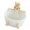 Milk white rabbit, variant on SDFGTstore Adorable Cotton Rope Hand Knitted Storage Container for Various Household Goods