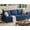 Blue, variant on COPIAE 91 Inch Lawson Sofa with Extra Deep Seats Oversize, 3-Seat Sofa Couch, Couches for Living Room, Mid-Century Modern, Apartment Lounge, Red Sofas for Living Room