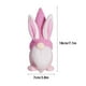 thumbnail image 2 of Decoraciones de Pascua, adornos de Pascua, regalos de Pascua, conejo de Pascua sin rostro, zanahoria, decoración de Pascua, fiesta, linda decoración, muñeca de Pascua, 2 of 2