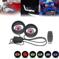 thumbnail image 2 of 2 Inch Devil Eye LED Headlight Kit Car Dynamic with Remote Control, 2 of 5