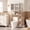 White, variant on Bamboo Over the Toilet Storage Cabinet, 4-Tier Freestanding Bathroom Organizer with 2 Acrylic Doors, Toilet Paper Holder Hooks & Adjustable Shelves, White