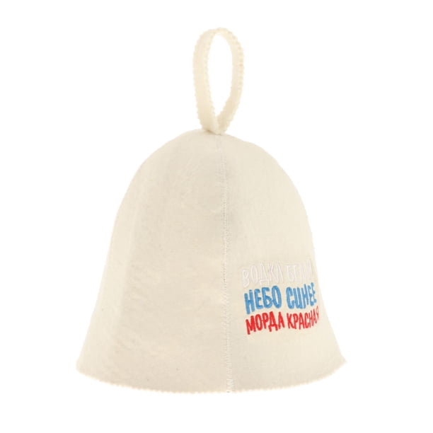 Sauna sombrero gorra de lana de fieltro de moda ligera protección de Letra Cola Gorro Sauna de fieltro de lana