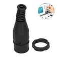thumbnail image 2 of Bnc Macho A Bnc Macho Enchufe Negro Con Carcasa Abs Sonda De Cobre Enchapada Anillo De Silicona Adaptador Bnc Multifuncional Cable De Prueba Accesorio Monstrate TO004711-00, 2 of 7