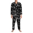 thumbnail image 3 of Fotbe Travel The World Pijama de Hombre con Estampado de Manga Larga, Conjunto de 2 Piezas, Ropa de Dormir Suave y Cómoda con Bolsillos-X-Large, 3 of 7