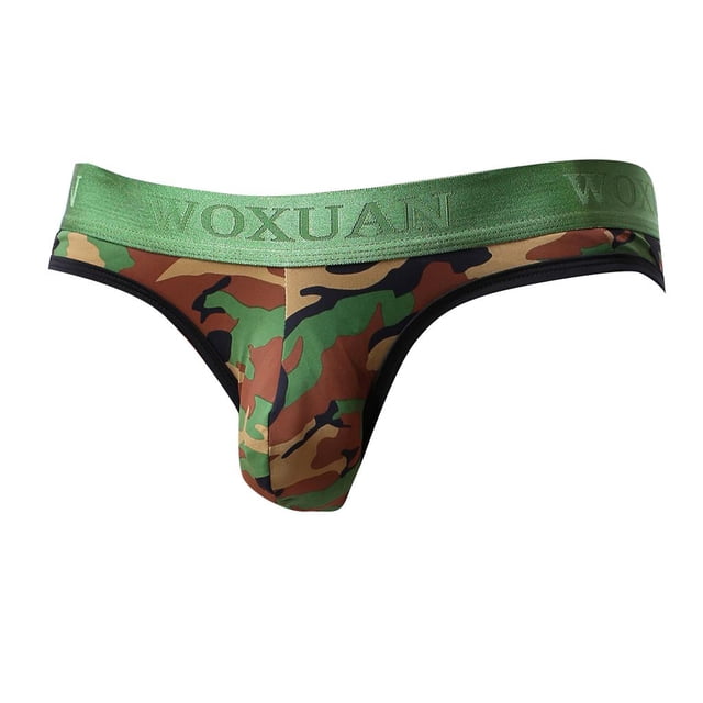 Hombres G String Pouch Underwear Brief S verde Jinwen Ropa interior de hombre