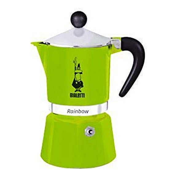 Bialetti 4972 Rainbow Espresso Maker, Green