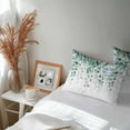 thumbnail image 6 of Sage Green Eucalyptus Leaves Lumbar Pillow Covers 20x12 Inch Set of 2, Spring Farmhouse Botanical Waterproof Outdoor Pillow Covers, Decorative Cushion Pillowcases for Couch, Sofa, Bed, Garden, Patio, 6 of 9
