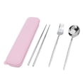 thumbnail image 3 of Travel Cutlery Set,Portable Cutlery Set Stainless Spoon Fork Cutlery Set Rapid Response, 3 of 7