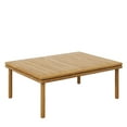 thumbnail image 4 of Modway Wren Table Basse de Patio Extérieur en Bois de Teck Naturel, 4 of 9