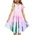thumbnail image 1 of LOVZFMLL Robe de Carnaval Fille Manches Longues Extensible Ligne A Robe de Récital Scolaire Robe Col Rond Manches Longues, 1 of 4