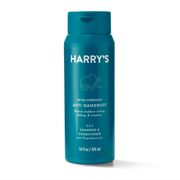 Harry's Men's Extra Strength Anti Dandruff 2-in-1 Shampoo and Conditioner, 14 fl oz