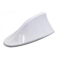 thumbnail image 1 of Antena de techo de plástico blanco aleta de tiburón adhesivo decorativo antena aérea para auto, 1 of 1
