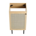 thumbnail image 6 of Modway Chaucer 18" Wood & Rattan Bathroom Vanity Cabinet in Oak, 6 of 10