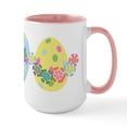 thumbnail image 2 of CafePress - Easter Eggs 'N Garland Large Mug - 15 oz Ceramic Large White Novelty Mug, 2 of 4
