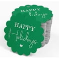 thumbnail image 4 of Inkdotpot 50 Pack Happy Holiday Favor Paper Tags Craft Real Silver Foil Hang Tags, 4 of 6