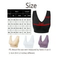 thumbnail image 3 of KingShop Women's Comfort Wirefree Bra Seamless Sports Bra Yoga Bra Workout Activity Bras, 3 of 6