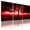A-3pcs, variant on Abstract Sunset Tree Canvas Wall Art Art - Red Tree Painting, Framed Wall Picture Canvas Print Framed Picture Painting for Room Home Decorations (G-5pcs,40"x20")