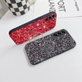 thumbnail image 4 of Bling Glitter Case for Samsung Galaxy S23+ Plus for Women Girls,Cute Sparkle Soft TPU Cover with Ring Kickstand Phone Case for Samsung Galaxy S23 Plus CZ-Red, 4 of 8