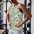 thumbnail image 5 of Pofeuu Frog With Sweet Print Men's Workout Tank Tops Sleeveless Muscle Gym Shirt Quick Dry-4X-Large, 5 of 7