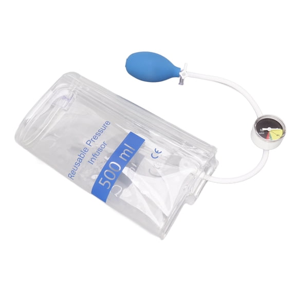 Saco De Infusión A Presión, Bolsa De Infusión A Presión Espesada Confiable A Prueba De Fugas Para Infusión Rápida De Líquido Sanguíneo