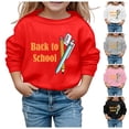 thumbnail image 5 of TIWEKE Chandails en Molleton Filles Rentrée des Classes Mode Manches Longues Hauts Confortables pour Enfants Motifs Dessin Animé Décontractés Vêtements d'Hiver Chauds, Taille 3-4 Ans, 5 of 5
