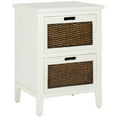 thumbnail image 2 of SAFAVIEH Jonah 2-Drawer End Table White, 2 of 4