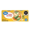 thumbnail image 1 of Caldo de pollo Great Value 12 cubos de 11 g c/u, 1 of 3