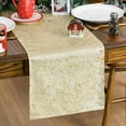 thumbnail image 1 of Mode Pink Dutch Fleece Table Runner, Glitter Metallic Foil Holiday Kitchen Dining Table Decoration for Home Party Decor 13x72 Inch, 1 of 8