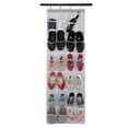 thumbnail image 1 of PRETXORVE Door Shoe Organizer 24 Pockets, Hooks, Large Nonwovens Mesh Pocket, 1 of 1