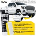 thumbnail image 6 of NUAN Car Scratch Removal Wax, Universal Premium Polishing Compound for Deep Scratches, 4 fl oz (120 ML), with Sponge and Cloth,White, 6 of 6