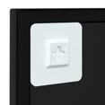thumbnail image 3 of vidaXL Wall Mirror Black 60x60 cm Metal, 3 of 4