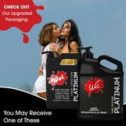 Wet Platinum Silicone-Based Lube, Ultra Long Lasting Premium Personal Lubricant, 128 fl oz
