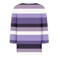 thumbnail image 7 of Womens Tops Summer Tops For Women Casual Cute V Neck 3/4 Length Sleeve Loose Fit Tunics Graphic Tees Blouses Womens T Shirts, 7 of 7