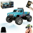 thumbnail image 1 of HAOAN Mini Camion Monstre Rc Échelle 1/64 Voiture Télécommandée avec Lumières 2.4Ghz Télécommande Rechargeable Mini Camion Monstre Rc Alliage Rc Semi Camion Vitesse Réglable, 1 of 7
