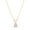 Rose Gold, variant on 0.07 CTTW Natural Diamond Dainty Solitaire Necklace, Prong Setting on 18" Extendable 14K Gold Chain (H Color, SI1-SI2 Clarity)