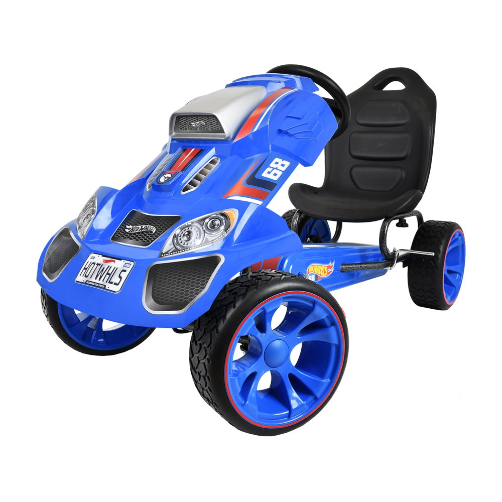 Hot Wheels XL Pedal Go Kart Ride On Blue
