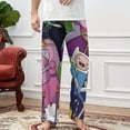 thumbnail image 4 of Adventure Time Pajamas Pants 3D Printing Wide Leg PJ Pant Loungewear Casual Comfy Sleepwear Lounge Pants for Men WomenS, 4 of 9