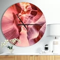 thumbnail image 2 of DesignArt Famous Antelope Canyon Large Wall Clock, 2 of 2