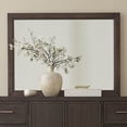 thumbnail image 2 of Liberty Furniture Modern Edge Landscape Mirror for Bedroom Dresser Mount - Caffe, 2 of 6