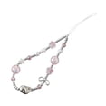 thumbnail image 2 of Correa para teléfono móvil con cuentas, cadena para teléfono móvil, colgante, regalo, cordón antipérdida, funda multiusos para teléfono, cordón para Rosa claro 22cm, 2 of 8