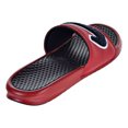 thumbnail image 3 of Nike Benassi JDI Chenille Men's Slide Gym Red/Obsidian/White ao2805-600, 3 of 6