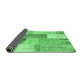 thumbnail image 2 of Ahgly Company Indoor Rectangle Patchwork Emerald Green Transitional Area Rugs, 2' x 3', 2 of 4