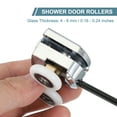 thumbnail image 3 of Uxcell Rouleaux de Porte de Douche Double Cuivre Roues Guide 8 23mm, 3 of 6