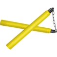 thumbnail image 3 of Nunchakus/Nunchakus de entrenamiento de gomaespuma segura con cadena de acero para niños y principiantes, práctica y entrenamiento (amarillo), 3 of 4