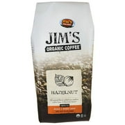 Jim's Organic Coffee Ground Coffee - Hazelnut 12 oz Pkg