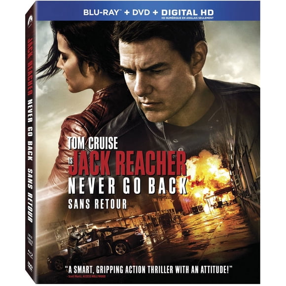Jack Reacher: Never Go Back (Blu-ray + DVD + Digital HD) (Bilingual)