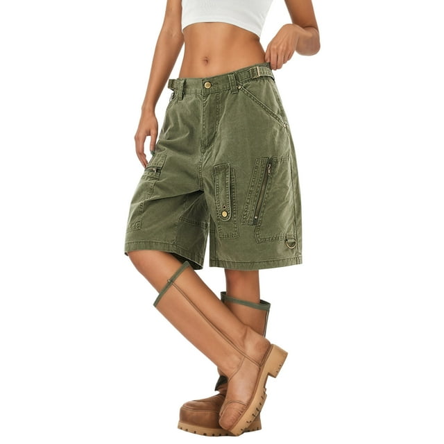 Shorts Cargo pour Hommes pour l'Été Randonnée Extérieure Travail Décontracté Léger Respirant Extensible Poche Utilitaire Confortable